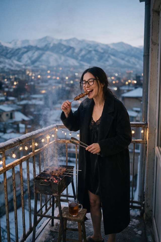 The balcony mangal experiment.